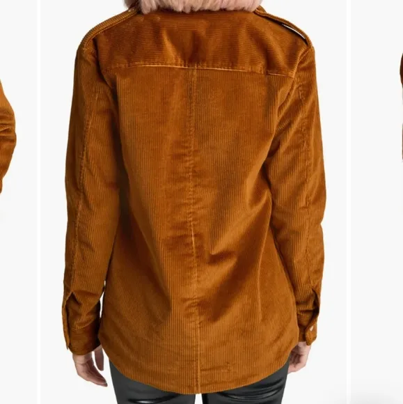 NWOT Lita by Ciara/Revolve NWT Lover Corduroy Shirt Jacket in Doe MSRP $348