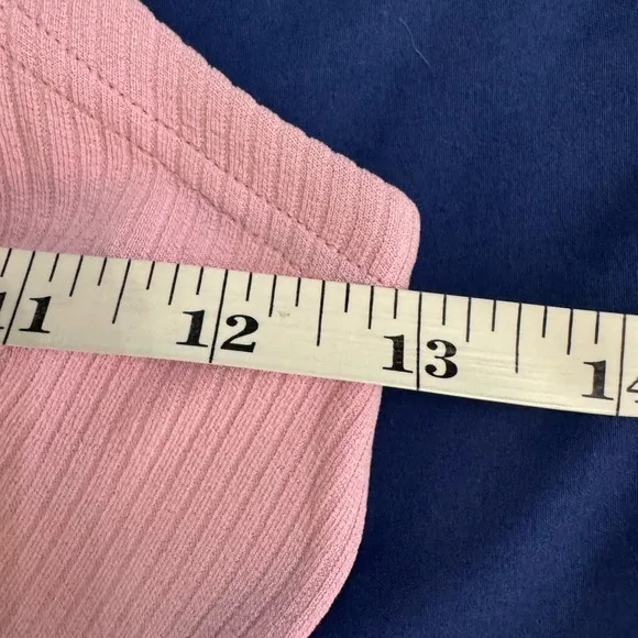 NWOT Lululemon Ribbed Softstreme Slim-Fit Tank Dress Pink Peony