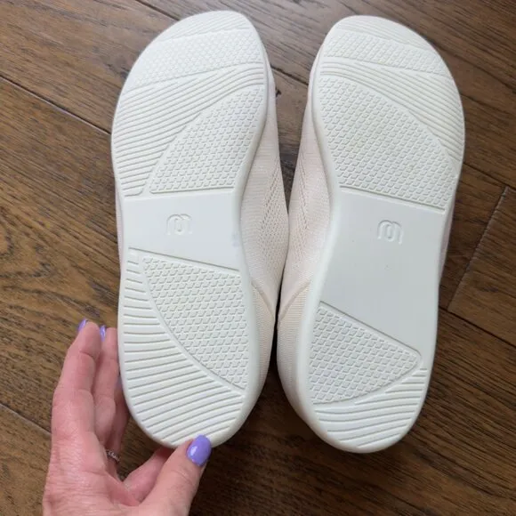 NWOT Mahabis Summer #SUM-A1V1 Women's Ivory Slippers Size 9.5-10