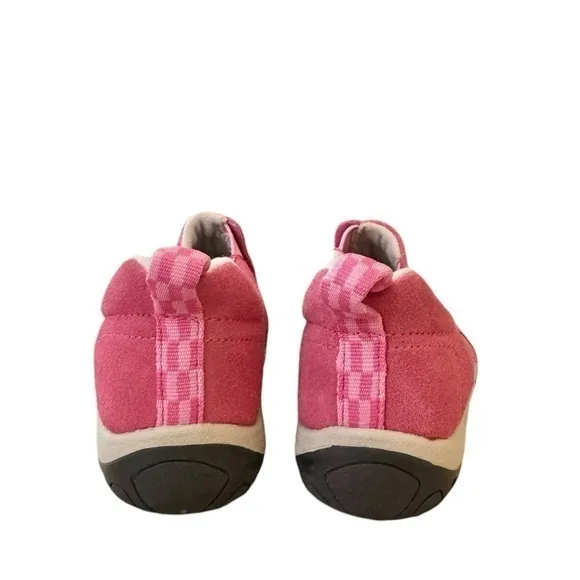 NWOT Merrell Suede Pink Jungle Moc Slip On Hiking Shoes Size‎ 2 Little Girl