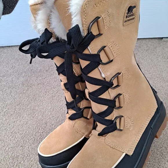 NWOT Sorel Tivoli IV Tall Waterproof Winter Boots 7 Faux Fur