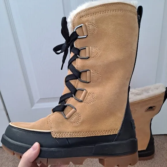 NWOT Sorel Tivoli IV Tall Waterproof Winter Boots 7 Faux Fur