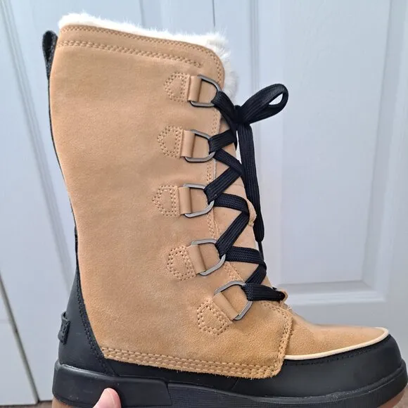 NWOT Sorel Tivoli IV Tall Waterproof Winter Boots 7 Faux Fur
