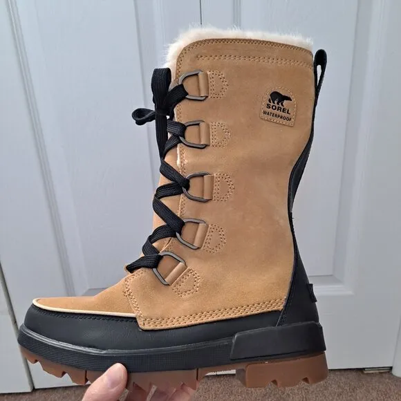 NWOT Sorel Tivoli IV Tall Waterproof Winter Boots 7 Faux Fur