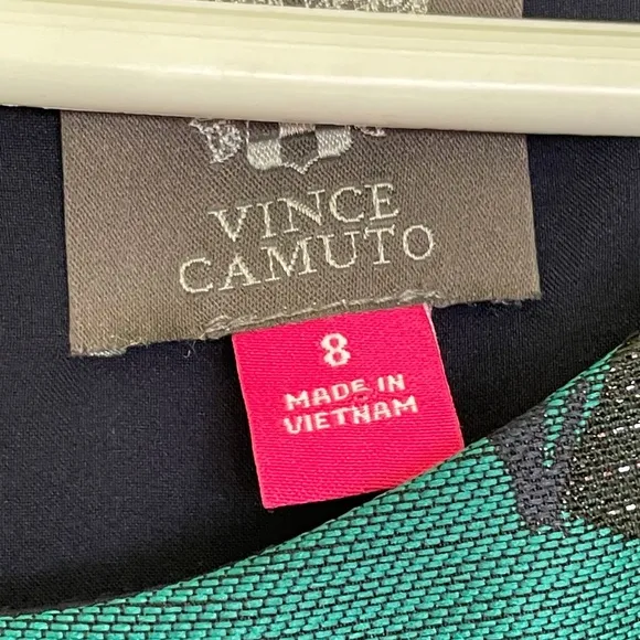 NWOT Vince Camuto Green Blue Dress Size 8