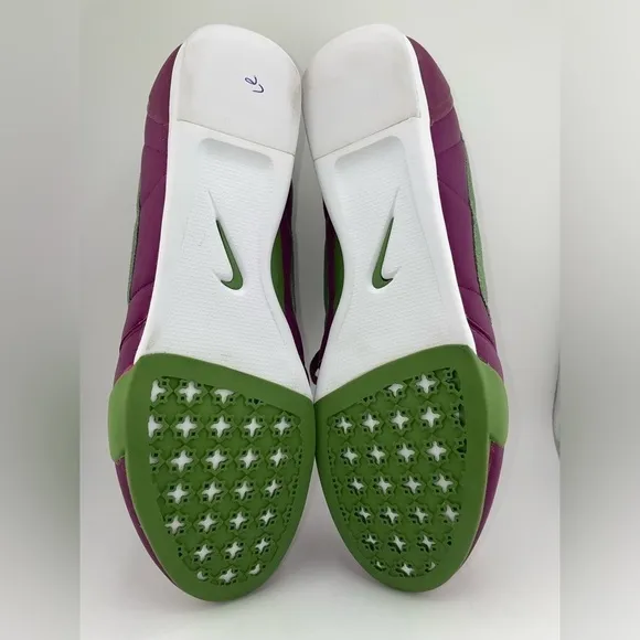 NWOT Vintage Nike Sprint Sister Running Shoes Women 11 Deep Purple Green Swoosh
