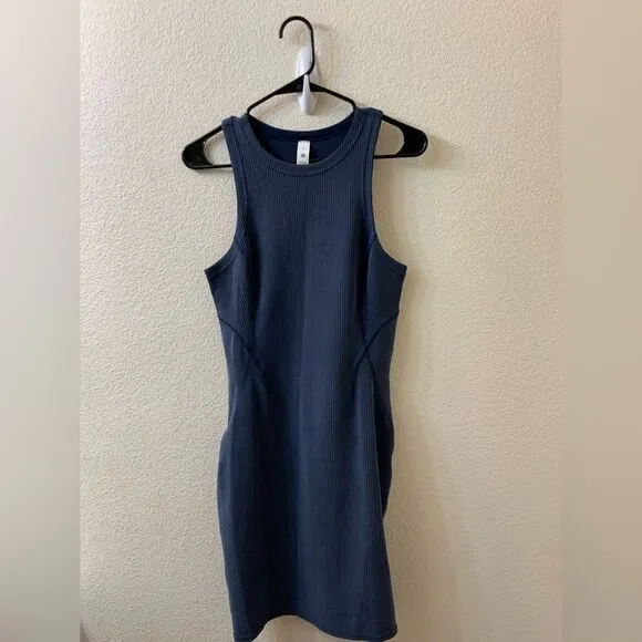 NWOT Lululemon Ribbed Softstreme Slim-Fit Tank Dress size 8