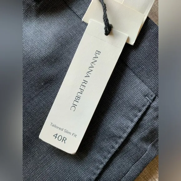 NWT $200 Banana Republic REDA FLEXO Wool Men’s Tailored Slim Fit Dress Pants 40R