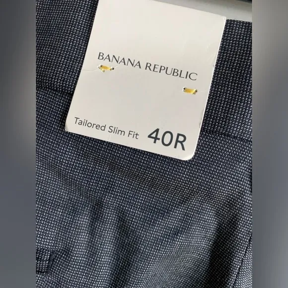 NWT $200 Banana Republic REDA FLEXO Wool Men’s Tailored Slim Fit Dress Pants 40R
