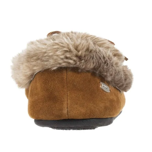 🐻NWT Acorn Women's Faux Fur Slipper With Memory Foam &amp; Plush Suede Upper Size XL