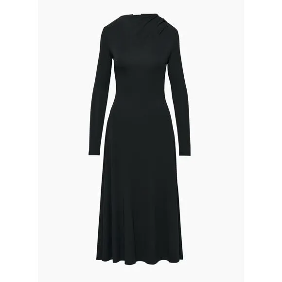 NWT Aritzia Babaton Renzo Maxi Dress in Black Size Medium