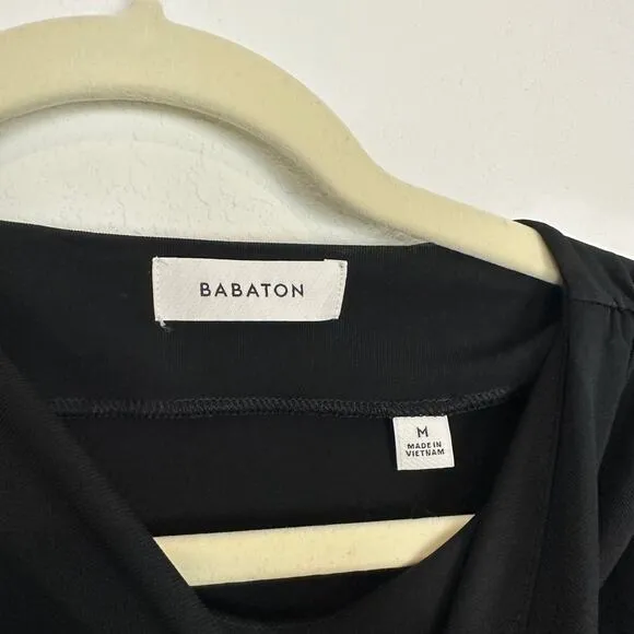 NWT Aritzia Babaton Renzo Maxi Dress in Black Size Medium