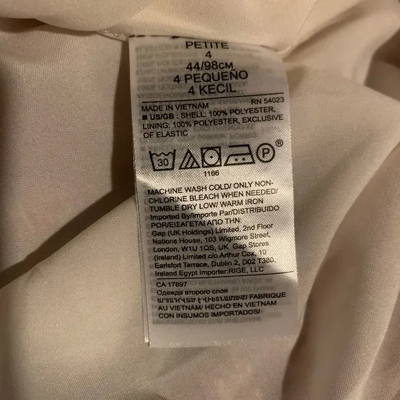 NWT Banana Republic 4P floral, smocked waist maxi dress, lined with double slits