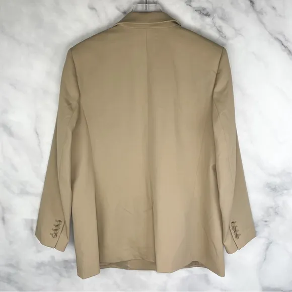 NWT Banana Republic Vasto Relaxed Oversized Wool Blazer Jacket Italian Wool 14