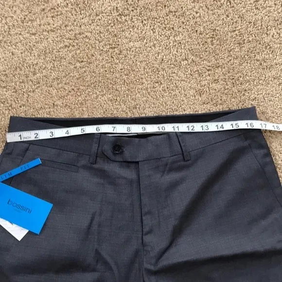 NWT! Bossini men’s grey slim dress pants .