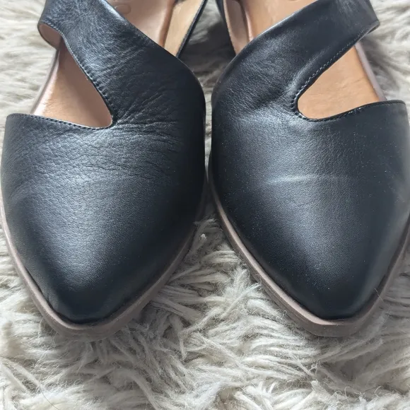 NWT Bueno Bianca Slingback Sandal in Black EU 42