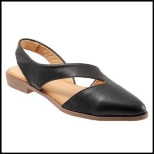 NWT Bueno Bianca Slingback Sandal in Black EU 42