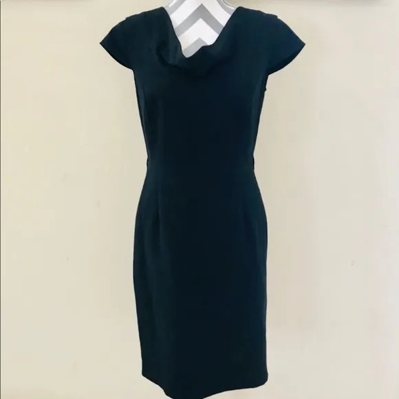 NWT CALVIN KLEIN Cowl Neck Cap Sleeve Shea…