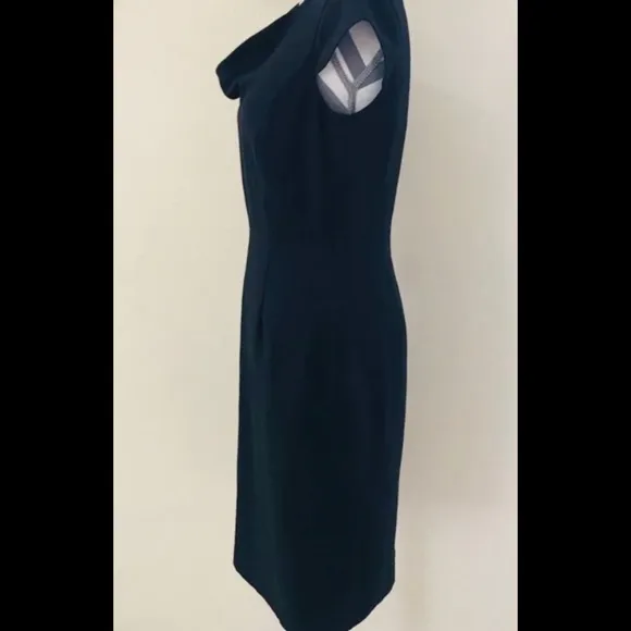 NWT CALVIN KLEIN Cowl Neck Cap Sleeve Shea…