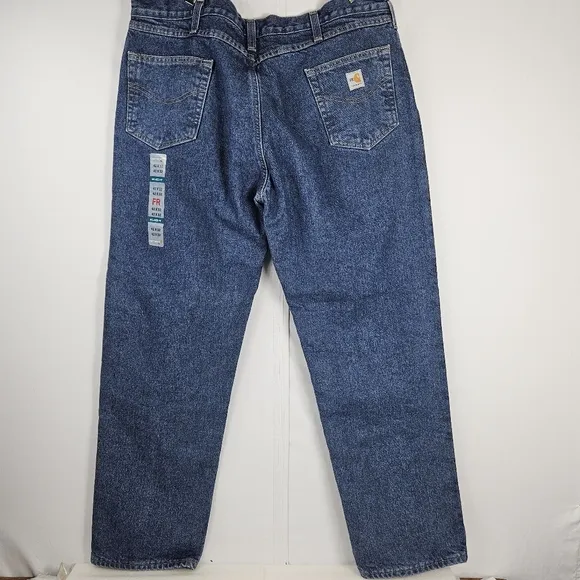 NWT Carhartt FR Relaxed Fit Jeans Flame Resistant, HRC3, NFPA 70E, NFPA211 42×32