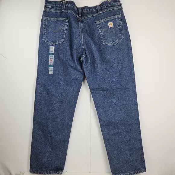 NWT Carhartt FR Relaxed Fit Jeans Flame Resistant, HRC3, NFPA 70E, NFPA211 42×32