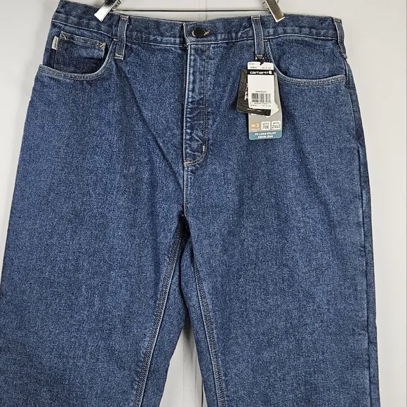 NWT Carhartt FR Relaxed Fit Jeans Flame Resistant, HRC3, NFPA 70E, NFPA211 42×32
