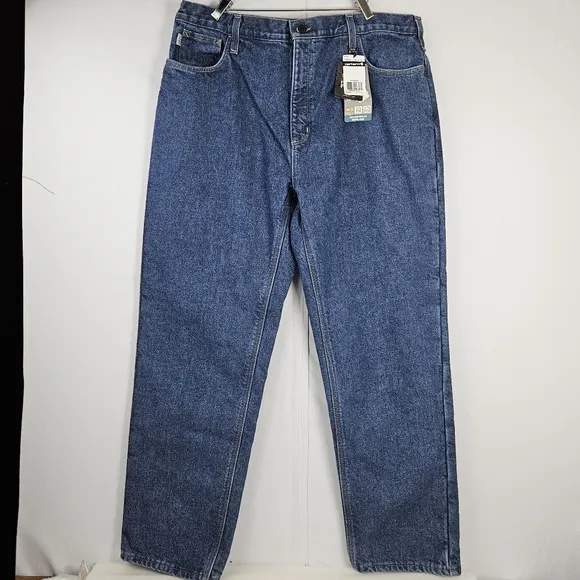 NWT Carhartt FR Relaxed Fit Jeans Flame Resistant, HRC3, NFPA 70E, NFPA211 42×32