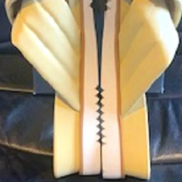 NWT Eileen Fisher Key Nappa Leather Slide Elevated Sandals Yellow Shoes Sz:9