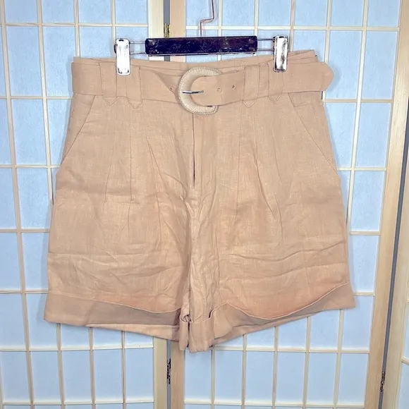 NWT Farm Rio Beige Tailored Shorts