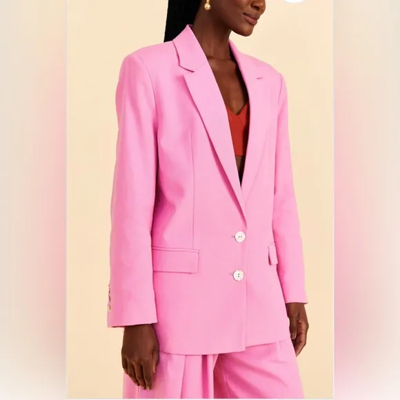 NWT FARM Rio Pink Blazer
