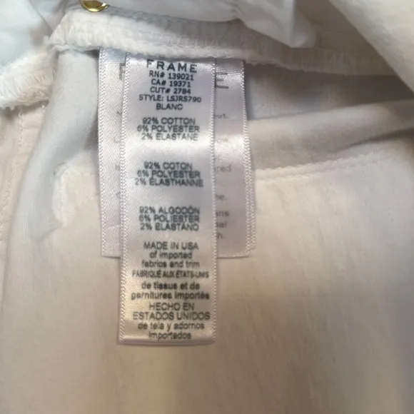NWT Frame Mid Rise Le Skinny de Jeanne Jeans 31