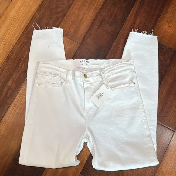 NWT Frame Mid Rise Le Skinny de Jeanne Jeans 31