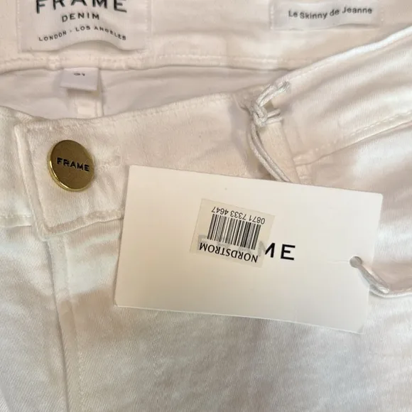 NWT Frame Mid Rise Le Skinny de Jeanne Jeans 31