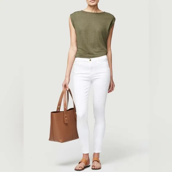 NWT Frame Mid Rise Le Skinny de Jeanne Jeans 31