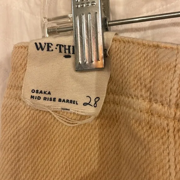 NWT Free People Osaka Mid Rise Barrel Jeans