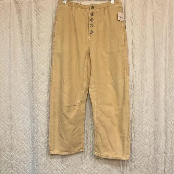 NWT Free People Osaka Mid Rise Barrel Jeans