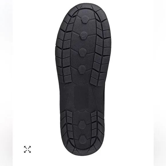 NWT Haggar indoor outdoor microsuede Venetian black slippers size XXL 13/14