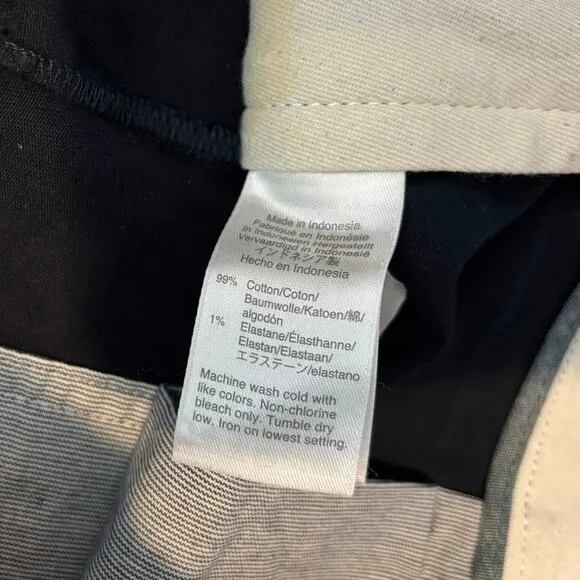 NWT J.Crew 484 Slim Fit Straight Chino Pant In Navy Blue Size 34x30