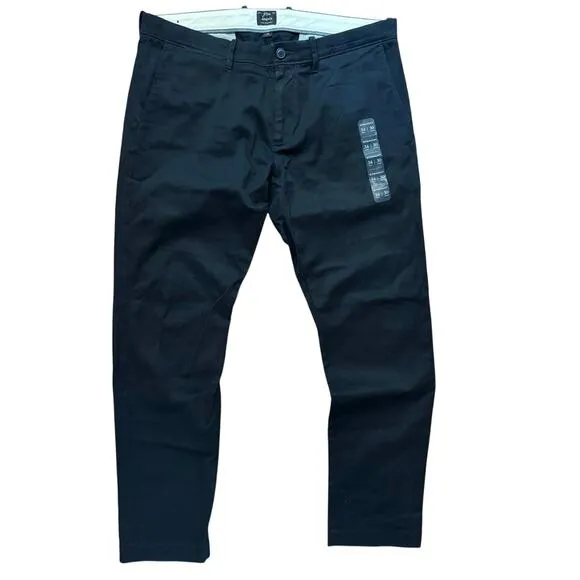 NWT J.Crew 484 Slim Fit Straight Chino Pant In Navy Blue Size 34x30