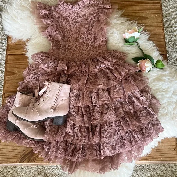 NWT Joyfolie Anouk Petticoat Dress Sz 6 Girl