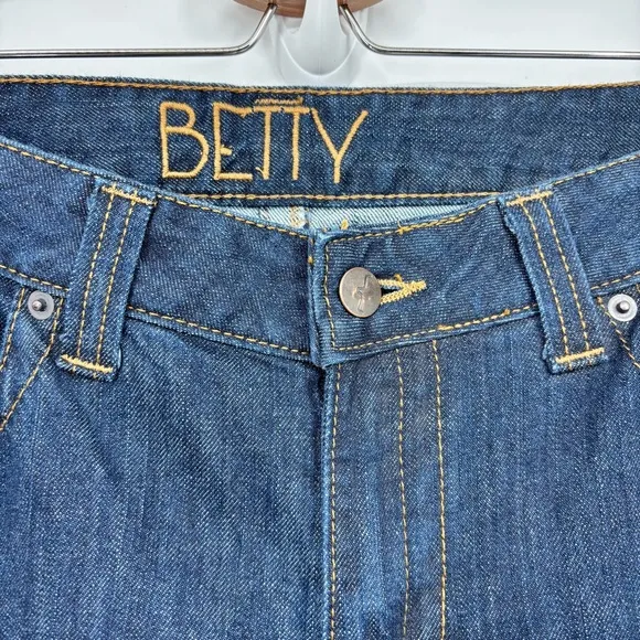 NWT KIMES RANCH Betty dark wash Blue Jeans Size 10 /32 made in USA denim