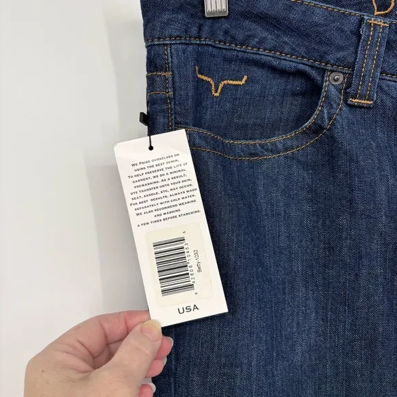 NWT KIMES RANCH Betty dark wash Blue Jeans Size 10 /32 made in USA denim