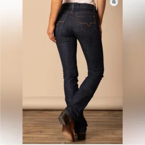 NWT KIMES RANCH Betty dark wash Blue Jeans Size 10 /32 made in USA denim