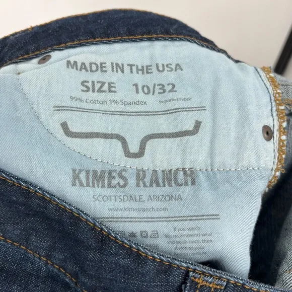 NWT KIMES RANCH Betty dark wash Blue Jeans Size 10 /32 made in USA denim