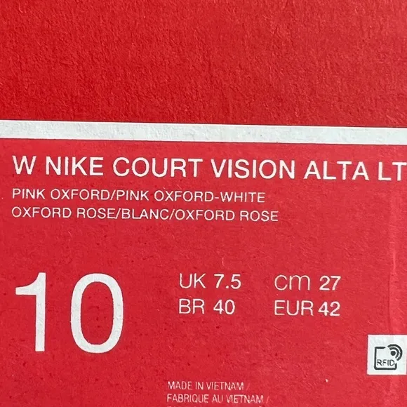 NWT Nike Court Vision Alta LTR Women’s Shoes