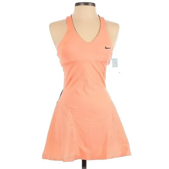 Nwt Nike Maria Sharapova Premier Tennis Dress /w Bra Pink M Medium