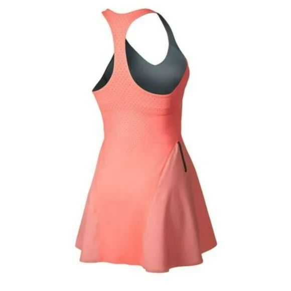 Nwt Nike Maria Sharapova Premier Tennis Dress /w Bra Pink M Medium