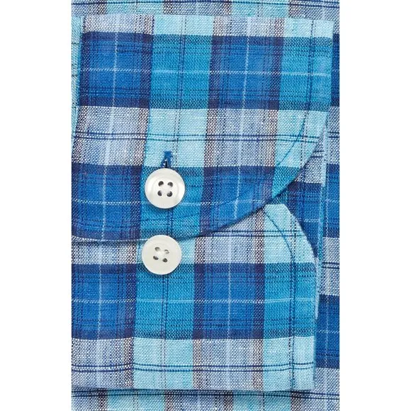 NWT Nordstrom Ledbury Seabrooke Check Dress Shirt