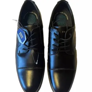 NWT Nunn Bush Men's Business Black Cap Toe Oxford Shoes US 13