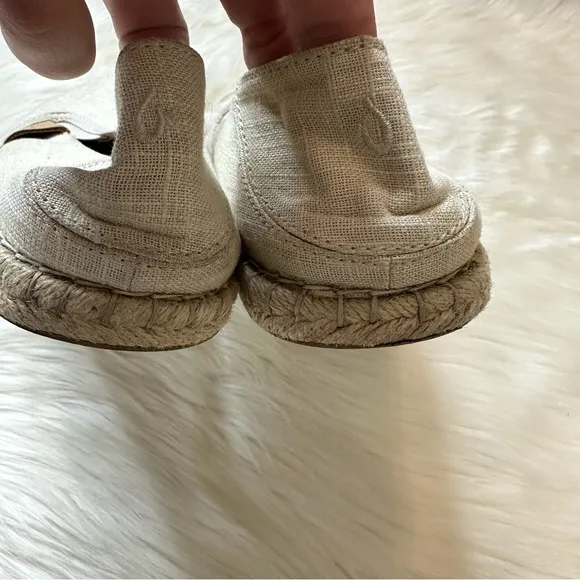 NWT Olukai Kaula Pa’a Kapa Beige Comfort Slip On Shoes Size 9.5